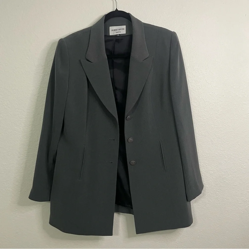 Albert Nipon sophisticated gray